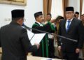 Resmi Dilantik Bupati, Elizar Jabat Pj Sekda Tanah Datar