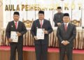 Serah Terima Jabatan, Wali Kota Pariaman Yota Balad Ucapan Terima Kasih Pada  Pj Wako