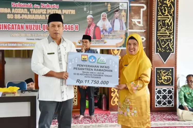 Dapat Menjadi Agenda Rutin, Wawako Mulyadi Hadiri Peringati Nuzul Quran yang Digelar K3S 1 wakil walikota saat acarnya