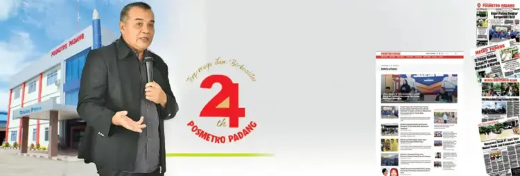 24 Tahun POSMETRO PADANG, Terpercaya dan Berkualitas 1 Firdaus Abi
Direktur PT Posmetro Padang Pers