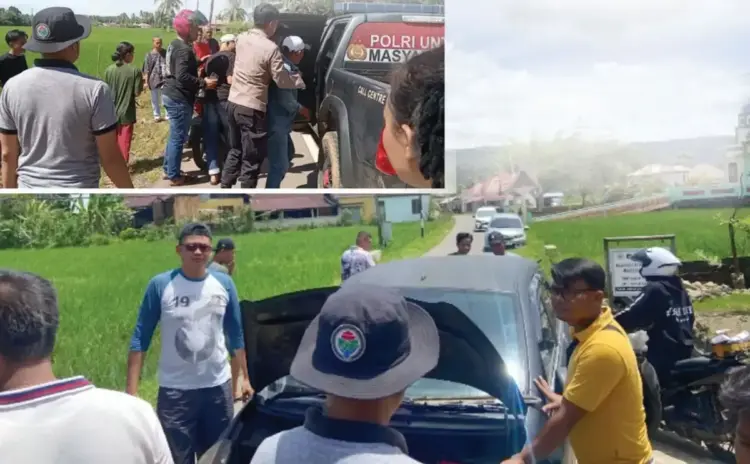 Pencurian Sapi Gagal Gegara Mobil Bocor Ban, Diangkut Pakai Honda Jazz, Empat Pelaku Dibekuk, Sempat Disembunyikan di Rumah Warga 1 PENCURI SAPI— Pelaku pencurian
dua ekor sapi ditangkap jajaran Polsek
Linggo Sari Baganti.