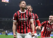 Hancurkan Impian Treble Inter, Dua Gol Luka Jovic Bawa AC Milan ke Final Coppa Italia