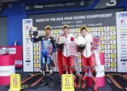 CBR250RR Double Winner, Astra Honda Borong 5 Podium di ARRC Buriram