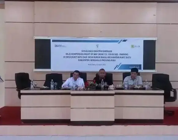 Terangi Bengkalis, PLN Sosialisasikan Kompensasi ROW untuk Pembangunan SUTT 150 kV Kid-Pakning 1 3c81558b 9fdf 4063 a1c3 00571e77e901