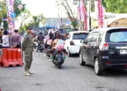 Hari Pertama Rekayasa Sistem Satu Arah Berjalan Lancar dan Tertib