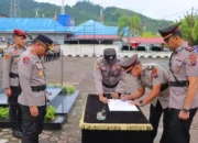 Kapolres Pessel Pimpin Sertijab Kapolsek dan Dua Kasat