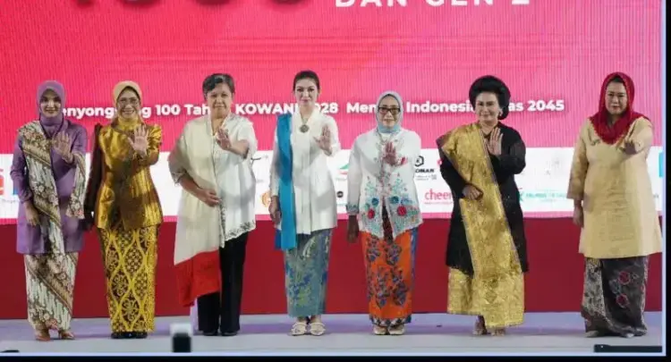 PELUNCURAN— Kongres Wanita Indonesia (KOWANI) meluncurkan gerakan nasional dan internasional bertajuk 1.000 Profesi Perempuan & Gen Z.