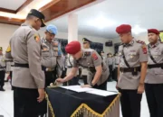 Polres Padang Panjang Gelar Sertijab Sejumlah Pejabat Utama
