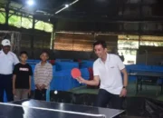 Hadiri Pengukuhan Pengurus, Wali Kota Riyanda Dukung Olahraga Tenis Meja