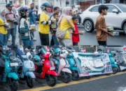 Owner Yamaha Fazzio Berbagi dengan Pengendara Motor