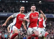 Declan Rice Cetak Dua Gol Spektakuler, Arsenal Hancurkan Real Madrid di Liga Champions
