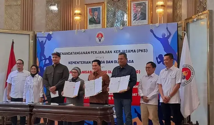 Kemenpora Gelontorkan Rp 420 Miliar untuk Pelatnas Cabor 2025, PSSI Dapat Nyaris Rp 200 Miliar! 1 DANA CABOR— Kemenpora RI menggelontorkan dana sebesar Rp 420 miliar untuk 13 cabang olahraga dan dua kejuaraan tingkat dunia.