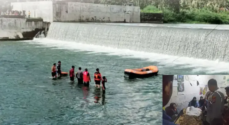 Mandi Bareng 4 Teman, Pelajar SMP Tewas Tenggelam di Bendungan Lubuk Rayo 1 TEWAS TENGGELAM— Korban N Alfi Sakri Yudha (14) disemayamkan di rumah duka usai ditemukan meninggal akibat tenggelam di Bendungan Lubuk Rayo, Kecamatan Koto Tangah.