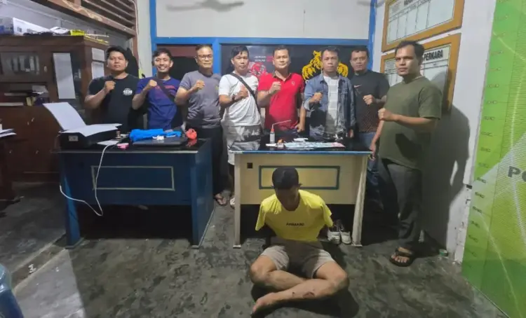 Parah! Petani Nyambi jadi Pengedar Sabu, Ditangkap usai Transaksi dengan Pelanggan 1 SABU— Pelaku FY ( 32) yang diduga sebagai pengedar sabu diamankan jajaran Polsek Pancung Soal.