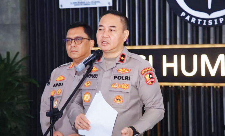 PENJELASAN— Karo Penmas Divisi Humas Polri Brigjen Trunoyudo Wisnu Andiko menjelaskan bahwa Bareskrim sudah tuntas mendengar klarifikasi dari Joko Widodo (Jokowi) terkait kasus ijazah palsu.