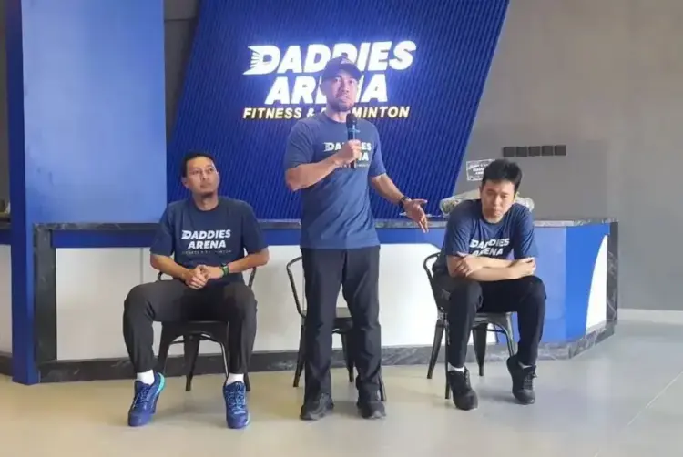 Inspirasi The Daddies yang Tak Pernah Habis, Bangun Daddies Arena untuk Masyarakat hingga Atlet Bulu Tangkis Luar Negeri 1 BANGUN FASILITAS BADMINTON— The Daddies Mohammad Ahsan/Hendra Setiawan membangun Daddies Arena, fasilitas badminton dan fitnes seluas 5.000 meter persegi di kawasan Rawa Buntu, Serpong, Tangerang Selatan.