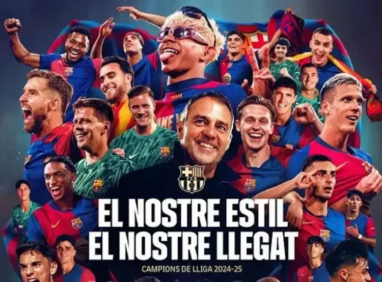 Menangi Derby Catalan di kandang RCD Espanyol, Barcelona Kunci Gelar Juara Liga dan Pastikan Raih Treble Domestik 1 1kkyu