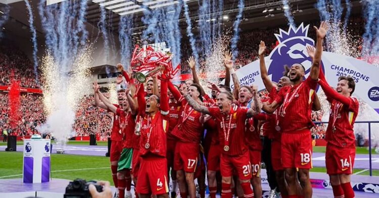 Pembagian Hadiah Uang Liga Inggris, Liverpool Raih Pendapatan Terbesar 1 JUARA LIGA INGGRIS— Berhasil menjuarai Liga Inggris musim 2024/2025, Liverpool menerima pembagian hadiah terbesar dari badan operator liga.