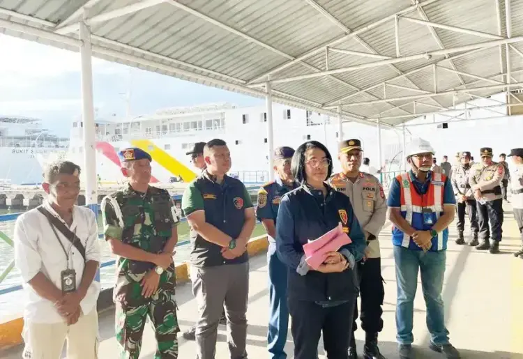 UPAYA PENGGAGALAN— Satgas Gakkum Desk Pelindungan PMI berhasil menggagalkan upaya pengiriman calon pekerja migran non-prosedural atau ilegal di wilayah perbatasan Indonesia-Malaysia.