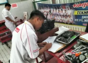 Uji Kemampuan Siswa jurusan TBSM, PT Menara Agung Pastikan Lulusan SMKN 2 Payakumbuh Terjamin Kompetensinya