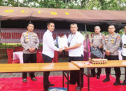 PT Semen Padang Salurkan Bantuan Sembako Korban Kebakaran Asrama SPN Polda Sumbar