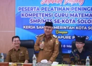 Optimalisasi Penggunaan Kalkulator Saintifik, Pemko Gelar Pelatihan Peningkatan Kompotensi Guru Matematika 