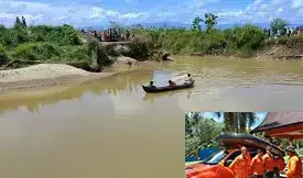 Petani Hilang Diterkam Buaya saat Menyeberangi Kanal, Sempat Ditarik Teman tapi Terlepas 1 DITERKAM BUAYA— Warga melakukan pencarian terhadap korban Depi Pahrizi (45) yang hilang diterkam buaya di kanal milik PT BPP Bakrie, Kecamatan Koto Balingka, Kabupaten Pasaman Barat.