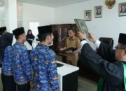 Wawako Allex Saputra Lantik PNS dan CPNS Polbit STTD