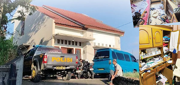 Brutal! Perampok Bersajam Sekap Satu Keluarga, Dikunci di Kamar, Diancam Digorok jika Berteriak, Perhiasan Emas 1 Kg dan Uang Rp 45 Juta Raib 1 DIRAMPOK—
Kondisi rumah korban yang berantakan usai dimasuki kawanan perampok di Jorong Galudua, Nagari Koto Tuo, Kecamatan IV Koto, Kabupaten Agam.
