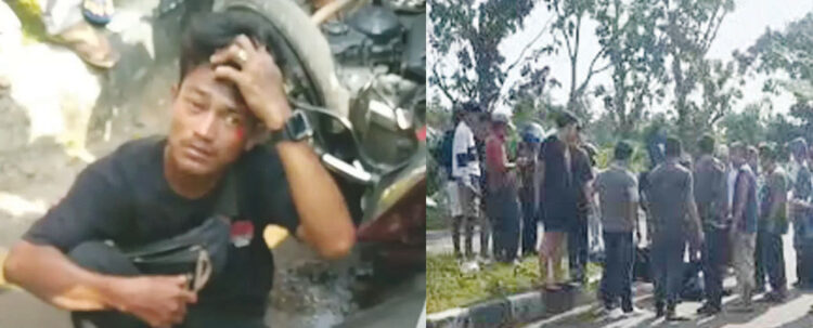 Kabur usai Rampas Tas, Penjambret Tabrak Pejalan Kaki hingga Tewas 1 JAMBRET— Pelaku jambret tas yang menabrak pejalan kaki hingga tewas di kawasan Jati, Jalan By Pass Pariaman, ditangkap warga.