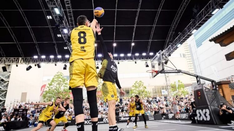 Indonesia Tuan Rumah Dua Ajang Bergengsi FIBA 3x3 Juli 2025 1 ILUSTRASI— Permainan basket 3x3.