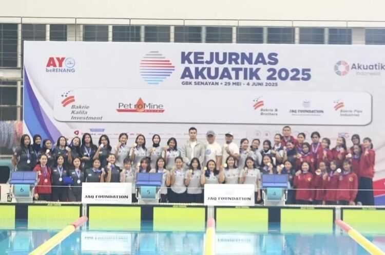 Polo Air Nasional Bangkit!, Kejurnas 2025 Buktikan Potensi Anak Negeri 1 KEJURNAS AKUATIK— Kejurnas Akuatik 2025 cabor polo air menghasilkan tim Jawa Barat A sebagai juara sektor putri, dan tim Jakarta juara di sektor putra.