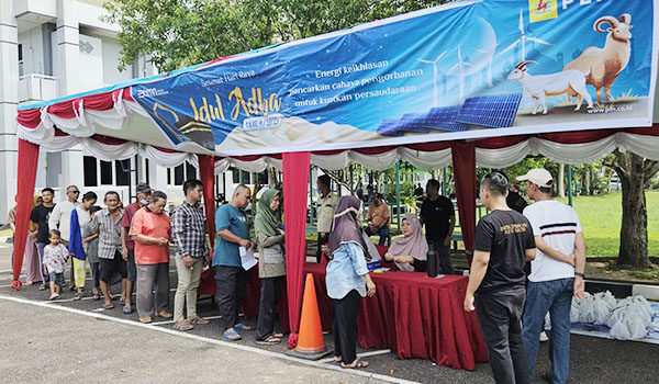 Rayakan Iduladha 1446H, PLN Salurkan Daging Kurban di Berbagai Daerah 1 hewan kurban --PT PLN (Persero) bersama Yayasan Baitul Maal (YBM) PLN menyalurkan 2.811 ekor hewan kurban yang terdiri dari 1.398 ekor sapi, 1.408 ekor kambing, dan 5 ekor kerbau kepada masyarakat di berbagai wilayah seluruh Indonesia.