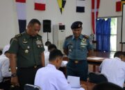 Wairjen TNI Pantau Seleksi Catar TNI di Mako Lantamal II