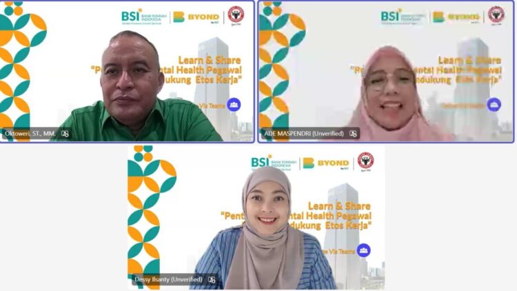 PT Semen Padang-BSI Kolaborasi Bahas Mental Health, Cegah Game Addiction Hingga Turunnya Produktivitas 1 WEBINAR LEARN— Direktur Keuangan dan Umum PT Semen Padang, Oktoweri menyampaikan sambutan dalam Webinar Learn & Share bertema “Sosialisasi Pentingnya Mental Health untuk Dukung Etos Kerja” yang digelar PT Semen Padang bersama BSI.