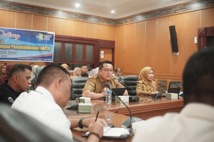 Dinkes Tanahdatar Serius Tangani Penyalahgunaan Napza 1 Pemerintah Kabupaten Tanah Datar melalui Dinas Kesehatan menggelar Rapat Koordinasi