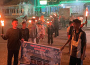 Rayakan Tahun Baru Islam, Pawai Obor Ramaikan Bukit Surungan