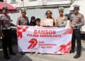 Rangkaian HUT Bhayangkara ke-79, Satlantas Salurkan Bantuan Sembako 10 Rangkaian HUT Bhayangkara ke-79, Satlantas Salurkan Bantuan Sembako