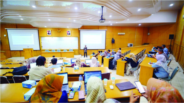 PENGISIAN LHKPN— Untuk memenuhi kewajiban pelaporan serta mendorong budaya transparansi di lingkungan akademik, Unand memberikan pendampingan dan pemantauan pengisian LHKPN Tahun Lapor 2024, di Gedung Seminar F Kampus Limau Manis, Selasa (24/6).