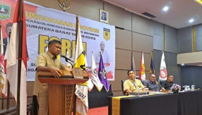 Didukung Andre Rosiade, Khairuddin Simanjuntak Terpilih Aklamasi Ketua Umum Forki Sumbar