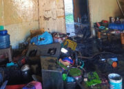 Rumah Kontrakan Terbakar Gegara Tabung Gas Meledak, Satu Orang Terluka Disambar Api