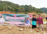 Satgas Polres Solsel Gencar Berantas Tambang Tak Berizin, Dipasangi Spanduk Stop Illegal Mining