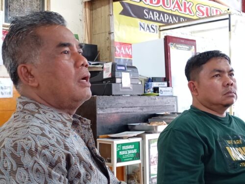 Irman Gusman Dijadwalkan Kunjungi PLTP Muaro Laboh, Serap Aspirasi hingga Tinjau Dampaknya ke Warga Sekitar 1 BERI KETERANGAN— Direktur Irman Gusman Center, Marhadi Efendi memberikan keterangan terkait kunjungan kerja anggota Komite I DPD RI, Irman Gusman ke PLTP Muara Laboh, Solsel.