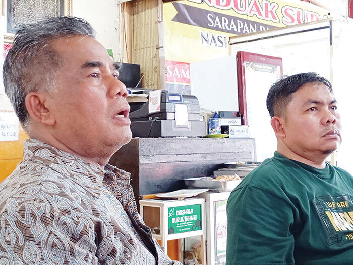 Irman Gusman Dijadwalkan Kunjungi PLTP Muaro Laboh, Serap Aspirasi hingga Tinjau Dampaknya ke Warga Sekitar 1 BERI KETERANGAN— Direktur Irman Gusman Center, Marhadi Efendi memberikan keterangan terkait kunjungan kerja anggota Komite I DPD RI, Irman Gusman ke PLTP Muara Laboh, Solsel.