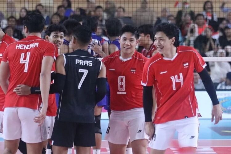 JUARA— Timnas Voli Indonesia berhasil menjuarai Leg 2 SEA V League 2025.