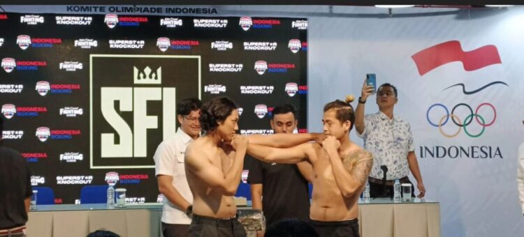 Mulai Cari Atlet untuk SEA Games 2025, Perbati Gandeng 2 Promotor Gelar Superstar Fight League 1 SUPERSTAR FIGHT LEAGUE— Perbati bersama dengan dua promotor mengadakan Superstar Fight League (SFL) untuk jadi wadah pemantauan bakat menuju SEA Games 2025 di Thailand.