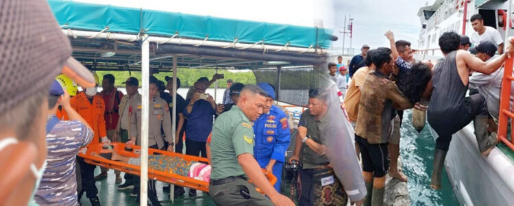 18 Penumpang Longboat Terbalik Ditemukan Selamat, 6 Jam Berenang hingga Berhasil Mencapai Daratan, Gunakan Baju Pelampung dan Papan yang Didapat dari kapal 1 DITEMUKAN— Tim SAR gabungan mengevakuasi penumpang kapal boat terbalik di Kabupaten Kepulauan Mentawai, yang ditemukan selamat.