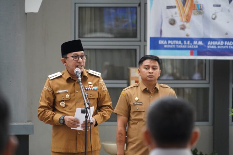 Inovasi Gertak UDA, Usaha Tingkatkan Pendapatan Pajak Daerah 1 Bupati Eka Putra Launching Gertak UDA