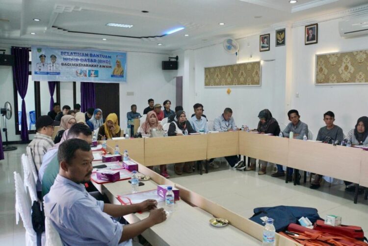 Tingkatkan Kemandirian Hadapi Kegawatdaruratan, Pemko Beri Pelatihan BHD 1 Dinas Kesehatan Dinkes gelar pelatihan Bantuan Hidup Dasar BHD bagi masyarakat awam Rabu 2 7 di Hotel Pangeran