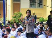 Sosialisasikan Anti Tawuran dan Balap Liar, Polda Sumbar Ajak Siswa SMPN 25 Padang Patuhi Aturan